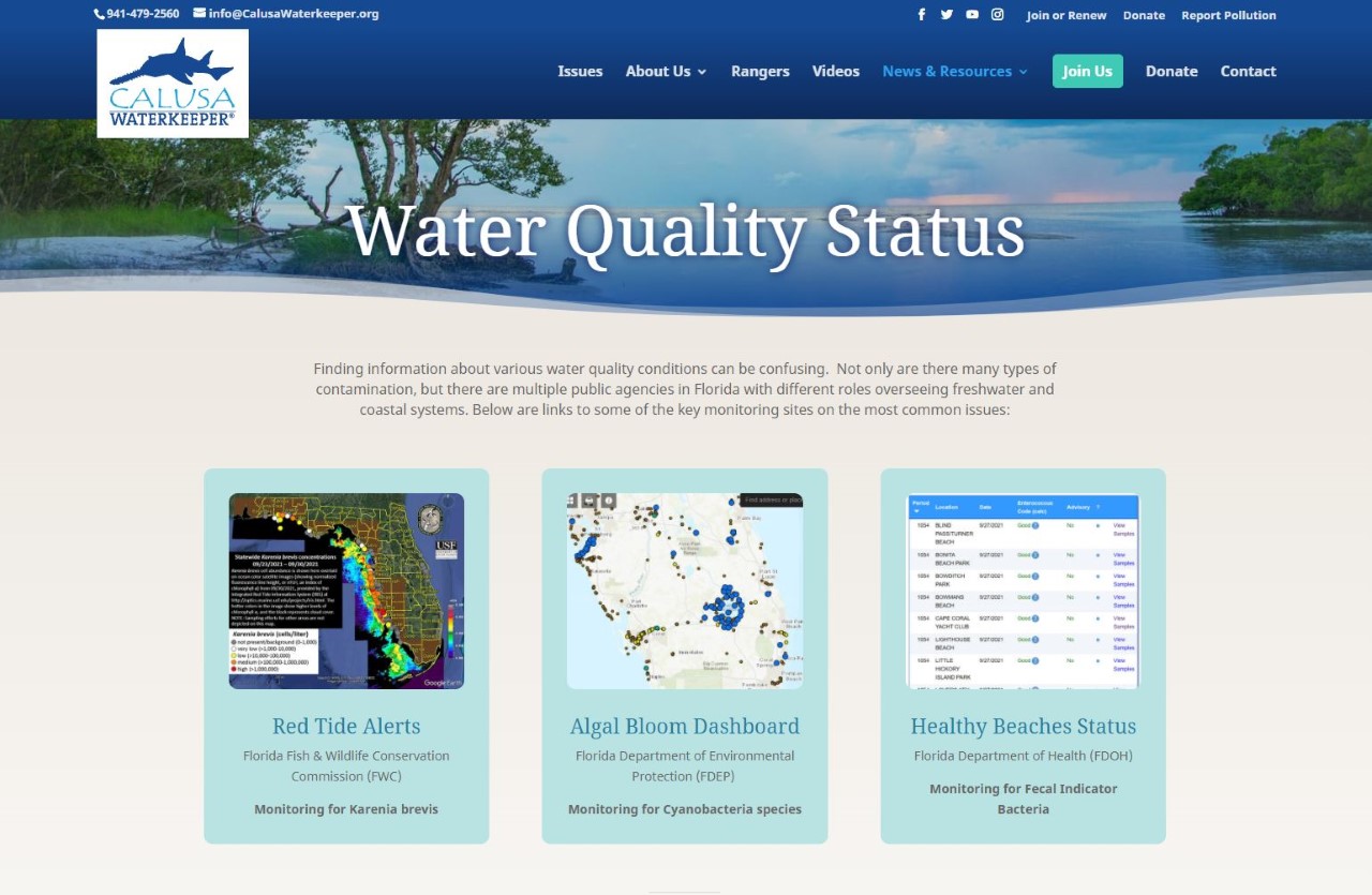 Water Status Links