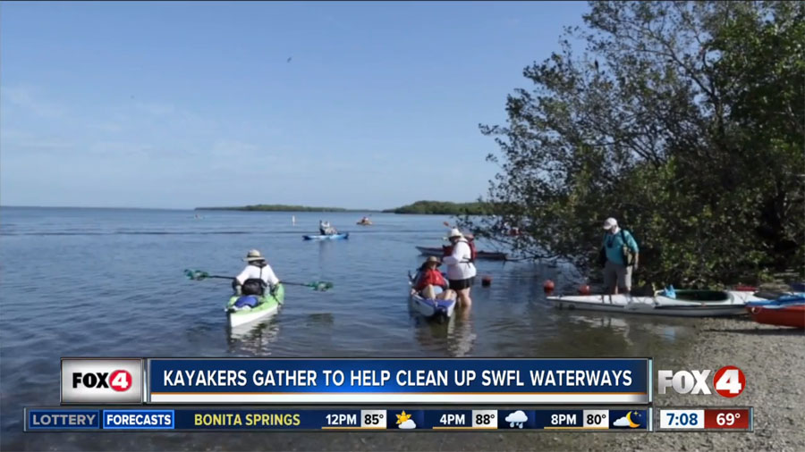 Kayakers Gather to Help Clean up Southwest Florida Waterways