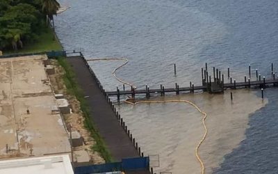 Dirty Water Again Surged into the Caloosahatchee from Two Downtown Fort Myers Construction Sites