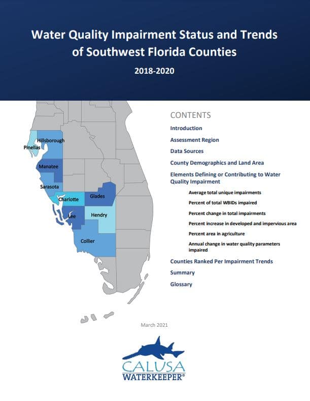 SWFL Water Quality Report Cover Page