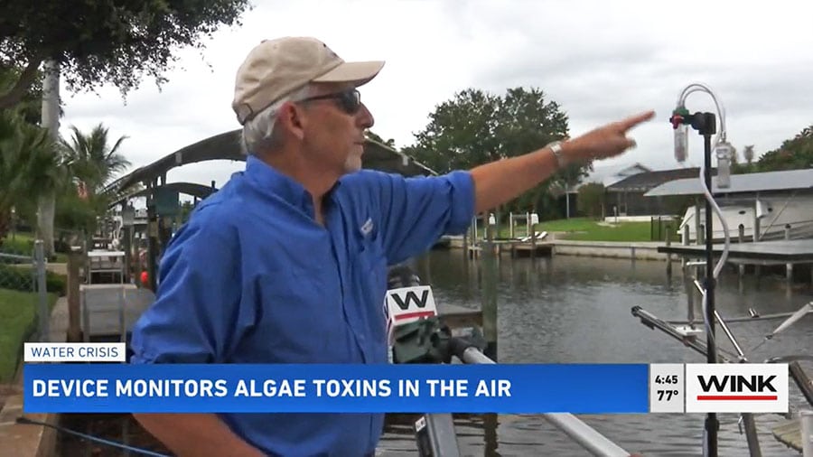 Calusa Waterkeeper Testing New Device to Measure Air Toxins from Blue-Green Algae & Red Tide