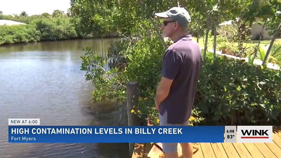 Calusa Waterkeeper Finds High Levels of Bacteria in Billy’s Creek