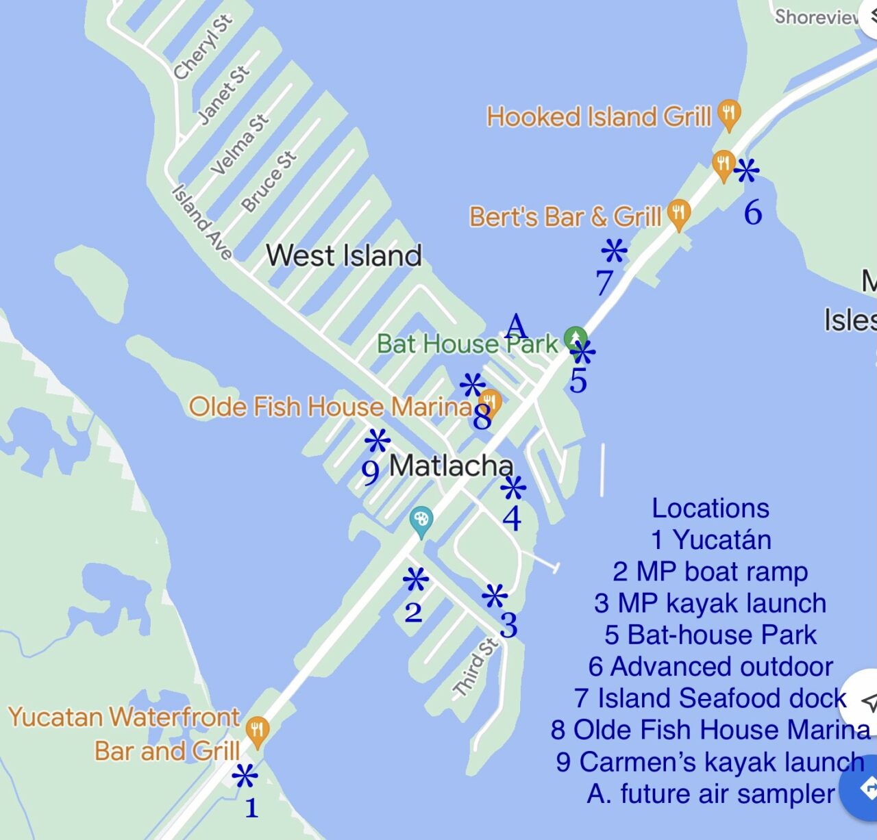 Matlacha Pass Water Quality Observations May 2022 Calusa Waterkeeper