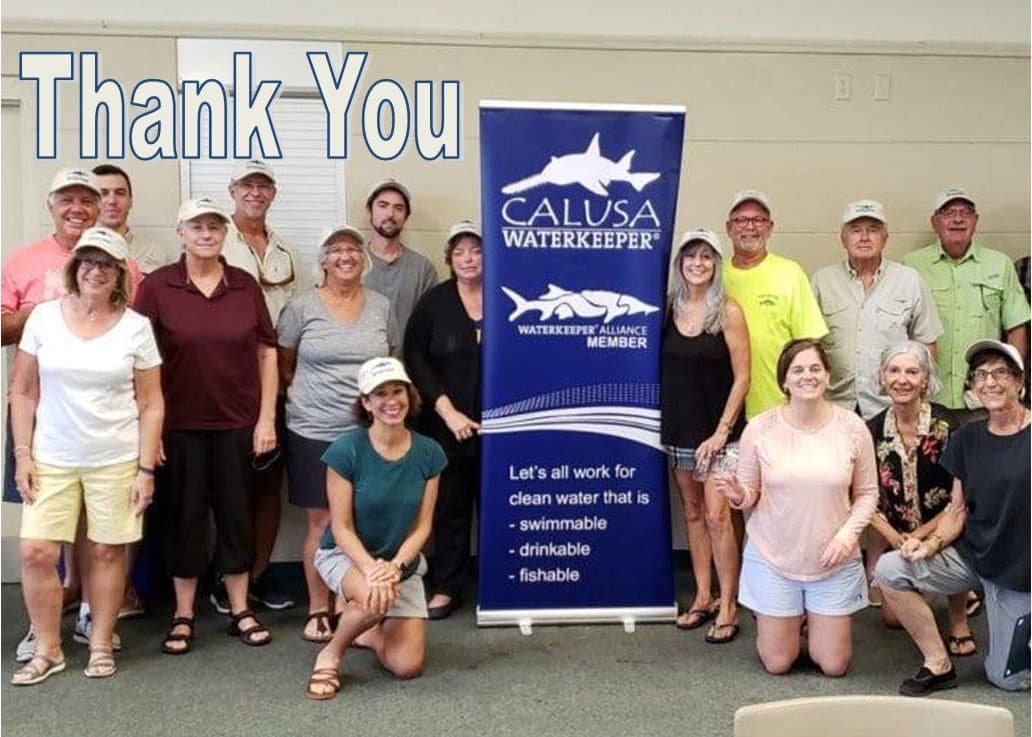 Calusa Waterkeeper Thanks You