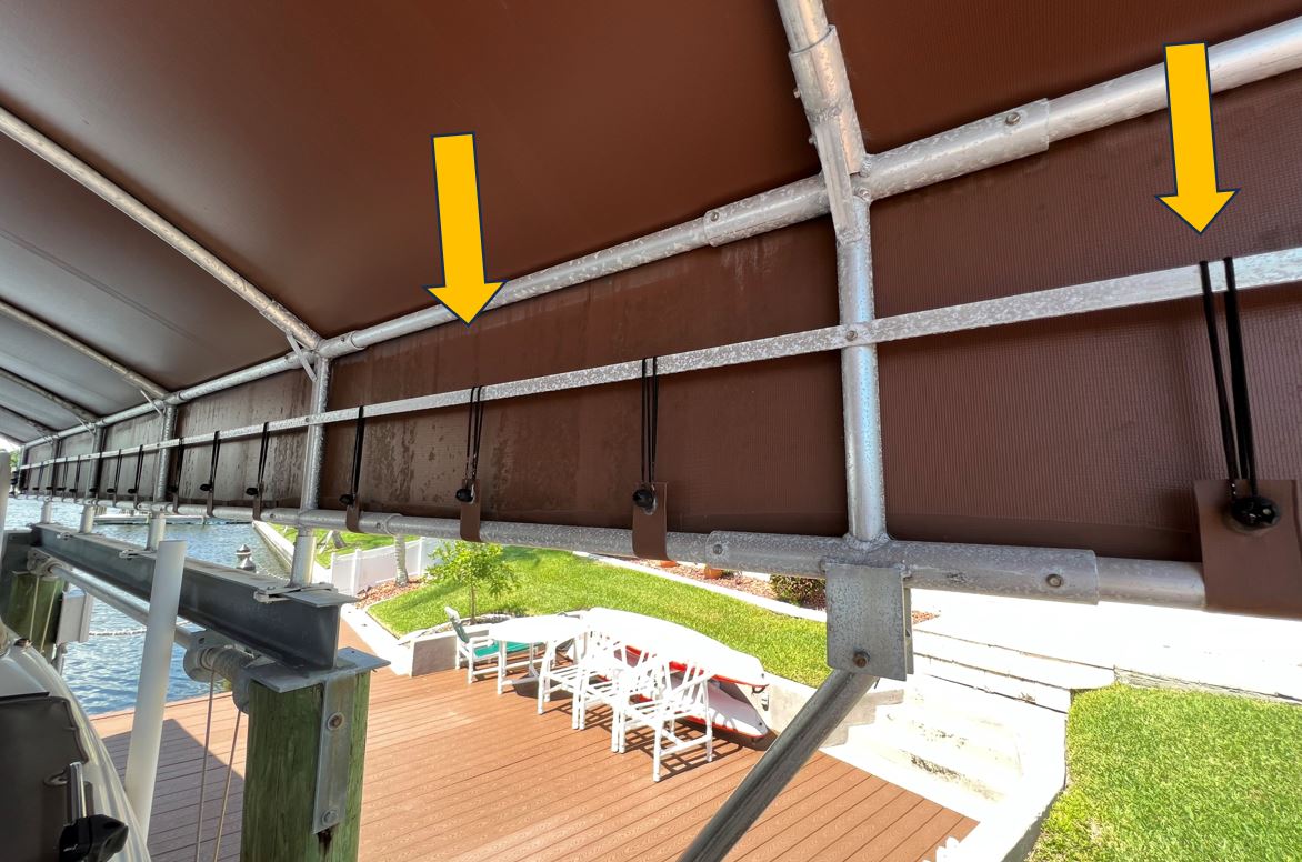 canopy and ball bungees